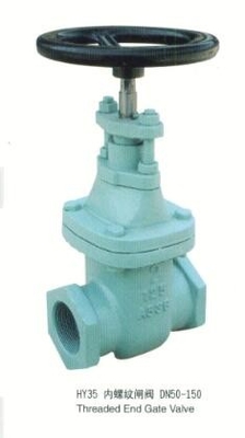 Thread End Small Resilient Seat Gate Valve , PN 10 Ductile Iron Gate Valve