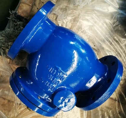 DI Construction Flanged Swing water check valve with Cast iron / Ductile Iron DIN 3202 F6