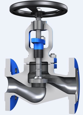 Through Conduit Pattern Flanged Globe Valve Full Opening with ASTM A 216 Material
