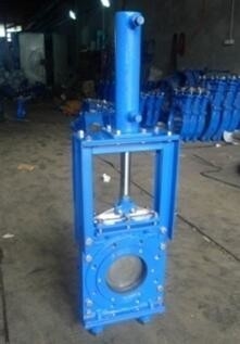 16 Bar Closed Working Pressure Knife Cast Steel Gate Valve By Heavy Duty