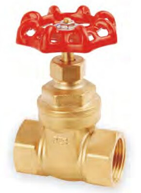 Threaded 175Psi 1/2" OS & Y Brass Gate Valve For Oil / Gas / Water