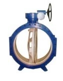 Butt Welded Butterfly Valves With Pneumatic Actuator Customized Size