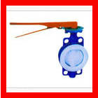Flanged Butt Weld Butterfly Valve , Double Eccentric Lug Type Butterfly Valve