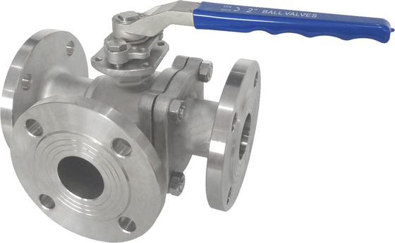 Light Weight Floating Ball Valve Cast Steel / Ductile Iron Material Body