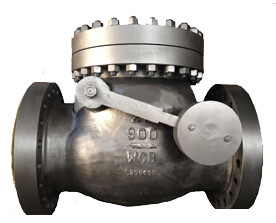 BS / DIN DI / WCB API 6D Full Open 2" ~ 24" Check Valve Swing With Counter - Weight