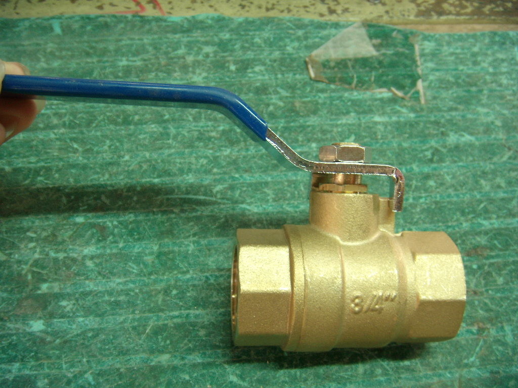 Full Bore Type Floating Ball Valve For Cold Water Tank Copper Material