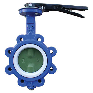 EPDM Seated Manual Lug Butterfly Valves Wafer Type For Ship Building