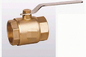 Forged NPT Full Bore Port Brass Floating Ball Valve With Stainless Steel Stem