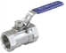 25MM Stainless Steel Floating Ball Valve With PTFE Seat And Threand NPT BSP End