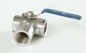 Compact Floating Ball Valve With PTFE Seat And Thread NPT BSP End