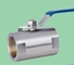 PTFE Seat 8 Stainless Steel Float Ball / Flanged Ball Valves Compact Structure