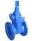 Stem Sealing DIN 3352 F4 Resilient Seated Gate Valve PN10 / 16 ,  Top Square Head