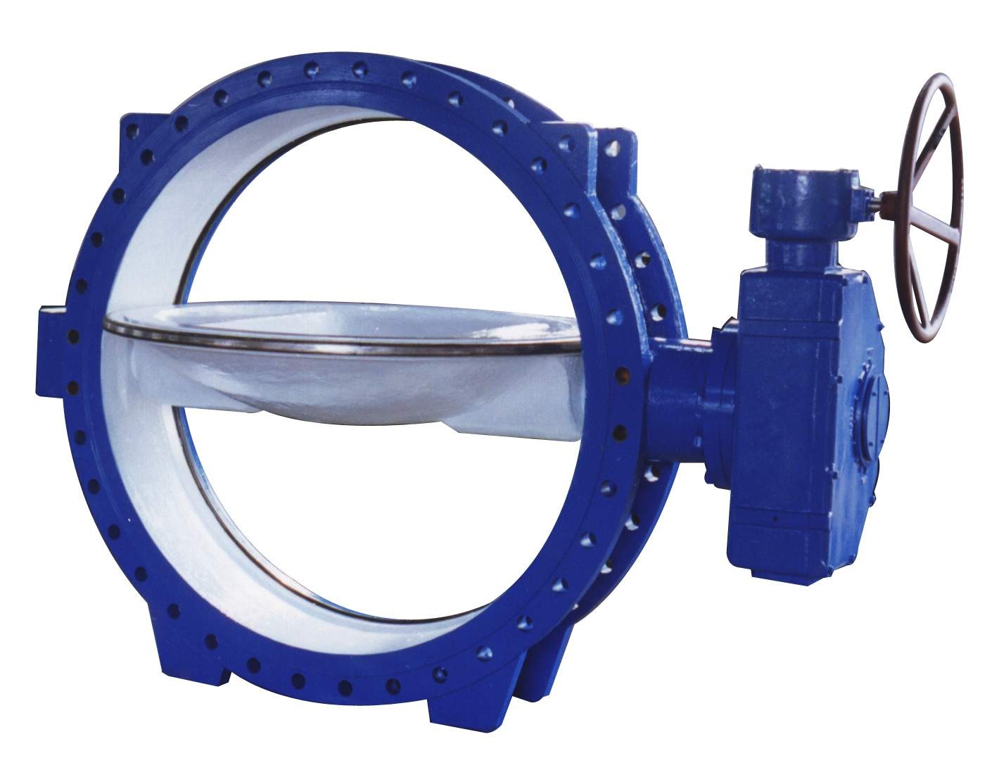 Double Eccentric Flanged Butterfly Valves stainless steel , Tri Eccentric Butterfly Valve