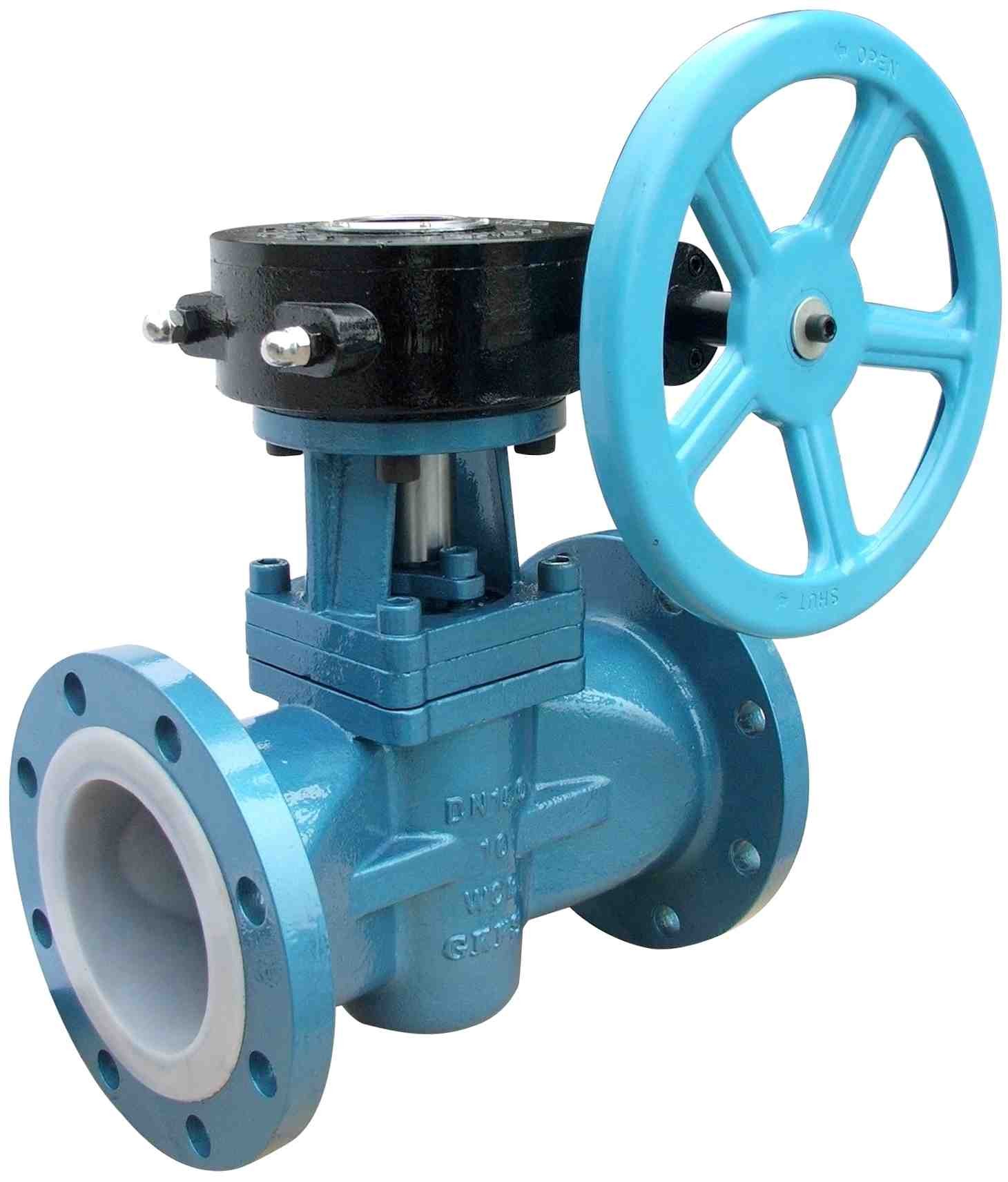 Soft Sealing Gas Lubricated Plug Valve PN160 , Electric Or Pneumatic