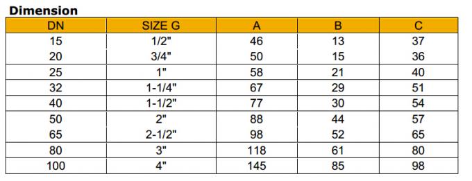 Single Sloping Door Swing Silent Check Valve Screwed Female