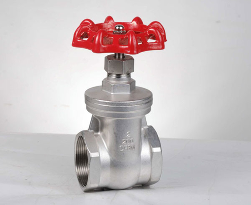 Threaded Gate Valves For Water Body And Exterior Ascending Stainless Steel ASTM A 182 F6 Stem