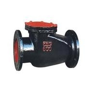 Ductile Iron Flange End Swing Check Valve , Brass Metal Seat wafer check valve