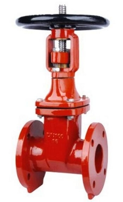 Fire Fighting Rising Stem Resilient Wedge Gate Valve With Ductile Iron Material