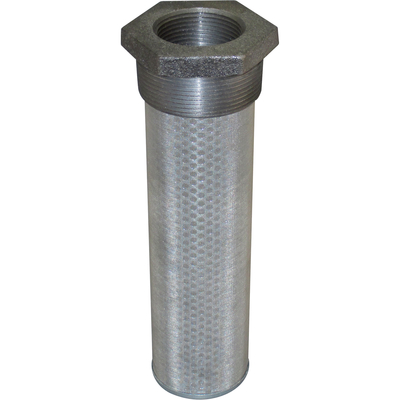 Threaded Bore Suction Industrial Water Strainers Longer Style With Galvanized Steel
