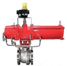 Pneumatic Control Ball Valve DN50 Made By SUS316L Connect By Flange