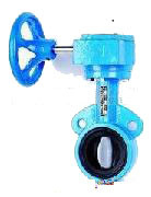 Cast Iron Flanged Butterfly Valve / Light Weight Sanitary Butterfly Valve