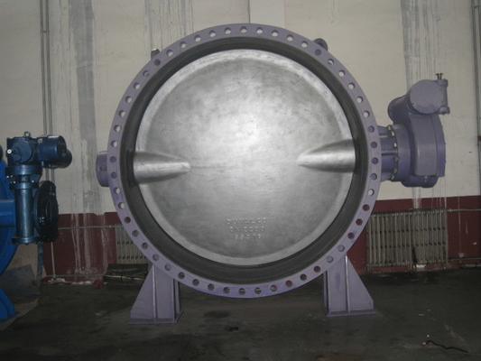 DN2200 Double Offset Butterfly Valve / Threaded  Butterfly Valve