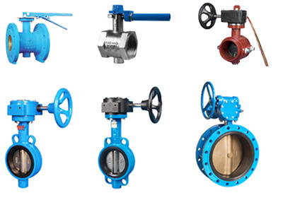 Double End Flanged Butterfly Valves For Potable Water Supply / Distribution