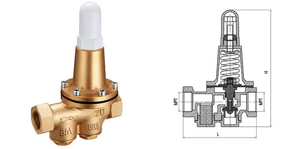 Proportional Water Pressure Relief Valve / Stainless Steel Pressure Release Valve