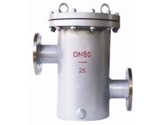 Welding Pipe Basket Strainer Flanged End Connect With Stainless Steel filter