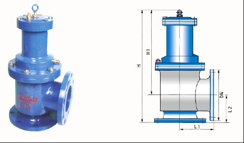 L Shaped Cup Pressure Regulator Valve 400mm Durable Sealing Performance