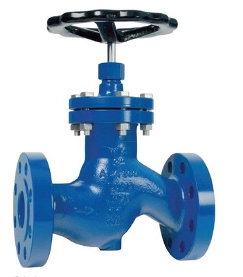 Globe Soft Seated Stop Valves PN 16 , Flanged Globe Valve Ends DIN 2533 Face To Face