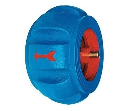 Ductile Iron Nozzle Ball Check Valve DN 600 PN16 With Silence And Wafer