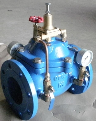 Self Acting Pressure Control Pressure Sustaining Valve For Reducing The Pipeline Pressure