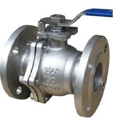 Valve Ball 50MM Stainless Steel With RF Flanged End And Lever Operator