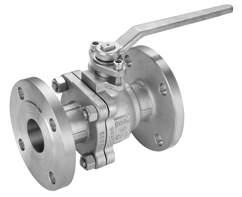 Valve Ball 50MM Stainless Steel With RF Flanged End And Lever Operator