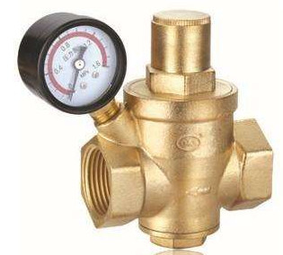 Brass PN16 Pressure Reducing Valves Installed On 50mm Mild Steel Screw Pipe Line