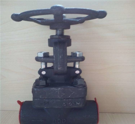 Forged Steel Flanged Globe Valve 800lbs And Trim By 13CR , Connect As NPT / SW Body By A105