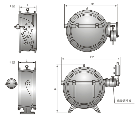 Silent Horizontal Check Valve / Water Oil Control Threaded Check Valve