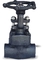 Full Bore Flanged Gate Valve , Fire Hydrant Forged Steel Gate Valve