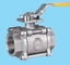 3PCS SS SW Floating Ball Valve With Flanged Ends DIN / BS / ANSI Standard