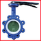 High Temperature Butterfly Valves 3 Way Ductile Iron / Stainless Steel