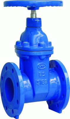 DIN 3352 F4 Resilient Seated Sluice Gate Valves PN10 / 16 , Non Rising Stem Gate Valve