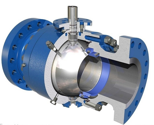 Flange Floating Ball Valve Carbon Steel Q341F/H/Y-300Lb / Forged Ball Valve