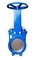 Lug Type Knife Gate Valve Rising Stem For Syrup With Dictile Iron Body / PTFE Seat