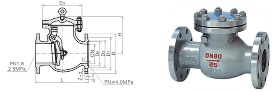 Horizontal Wafer Type Check Valve , Fool Proof Design Vertical Check Valve