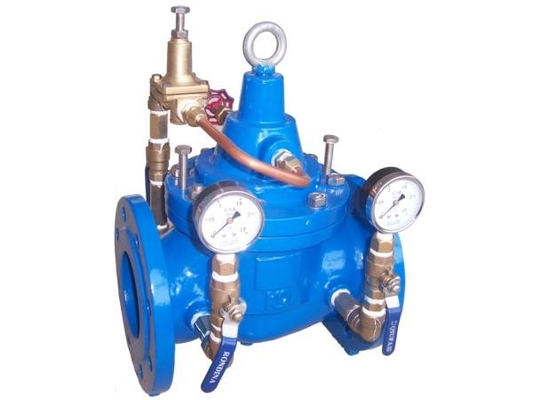 High Sensitivity Water Pressure Reducing Valves / Regulator , Pilot Operated