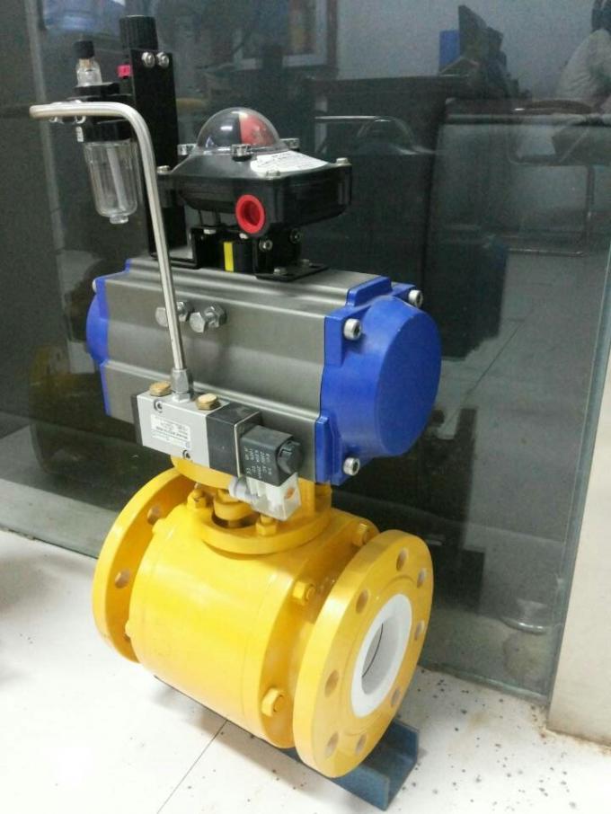 Self Relieving Seat Ceramic Floating Ball Valve For Water System DN15